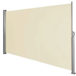   Retractable shading wall available in various types and colors - simple - beige