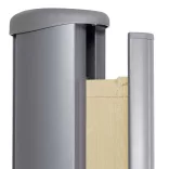Retractable shading wall available in various types and colors - simple - beige