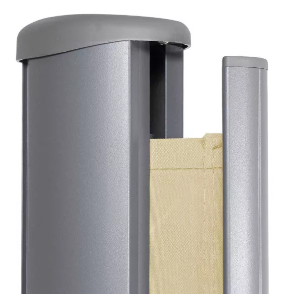 Retractable shading wall available in various types and colors - simple - beige