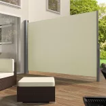 Retractable shading wall available in various types and colors - simple - beige