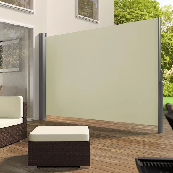 Retractable shading wall available in various types and colors - simple - beige