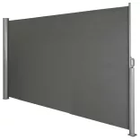 Retractable shading wall available in various types and colors - simple - dark gray