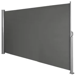   Retractable shading wall available in various types and colors - simple - dark gray