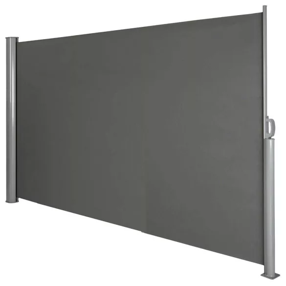 Retractable shading wall available in various types and colors - simple - dark gray