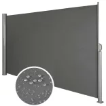Retractable shading wall available in various types and colors - simple - dark gray