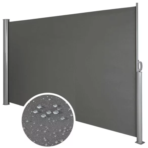 Retractable shading wall available in various types and colors - simple - dark gray