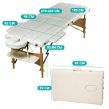 3-Zone Portable Massage Table