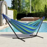 Hammock Stand with Gift 2-Person Hammock - Blue