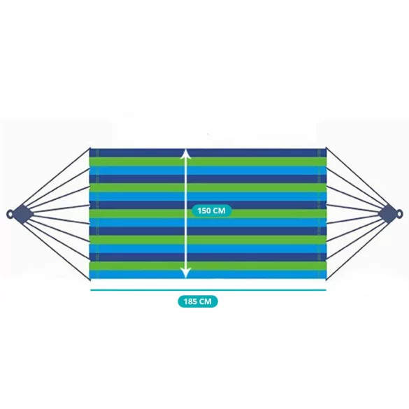 Hammock Stand with Gift 2-Person Hammock - Blue