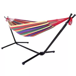 Hammock Stand with Gift 2-Person Hammock - Red