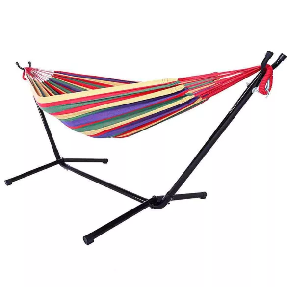Hammock Stand with Gift 2-Person Hammock - Red