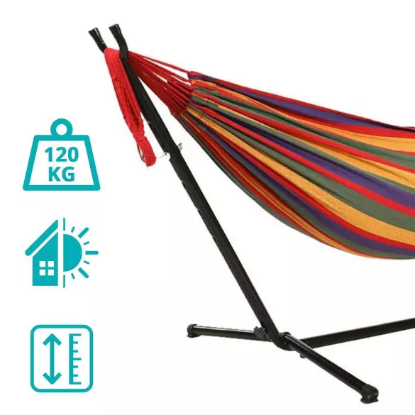 Hammock Stand with Gift 2-Person Hammock - Red