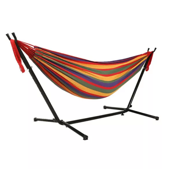 Hammock Stand with Gift 2-Person Hammock - Red
