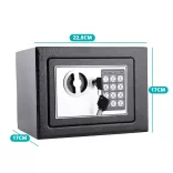 Digital Safe in 2 Sizes - Small, Black