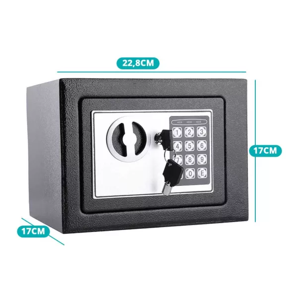Digital Safe in 2 Sizes - Small, Black