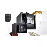 Digital Safe in 2 Sizes - Small, Black