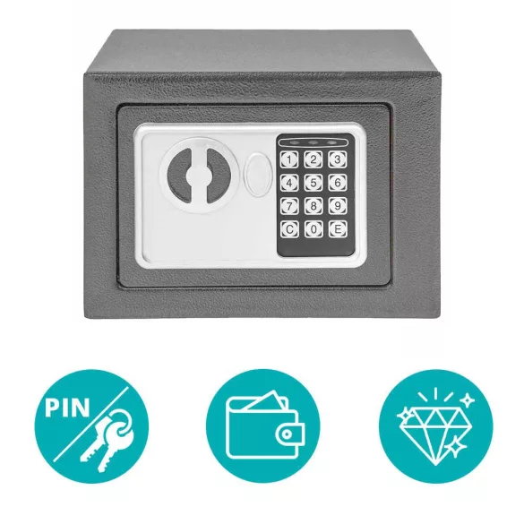 Digital Safe - 2 Types Available - Small, Grey