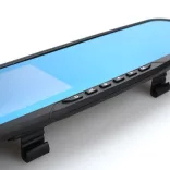 Rearview mirror event recorder camera and parking camera with Hungarian menu