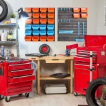Wall-Mounted Screw and Tool Organizer - 43 Pieces