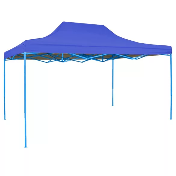 Folding Garden Pavilion in Various Types - 2.9x4.25 Meters - Blue - Pavilion