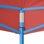 Foldable Garden Pavilion in Various Types - 2.9x5.7 Meters - Red - Pavilion