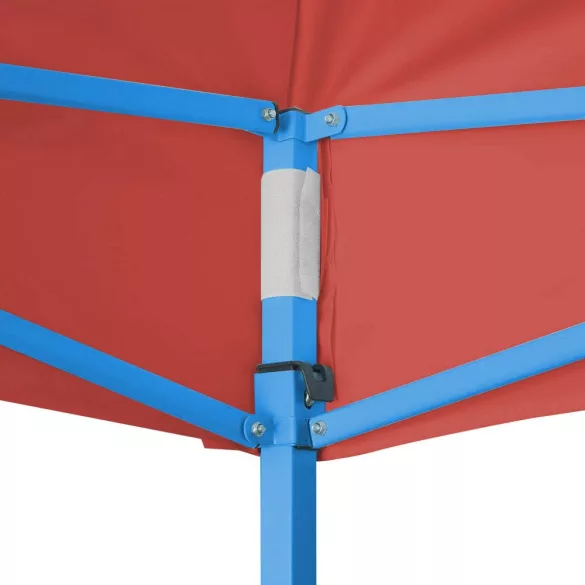 Foldable Garden Pavilion in Various Types - 2.9x5.7 Meters - Red - Pavilion