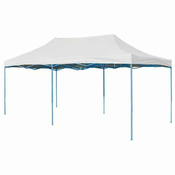Folding Garden Pavilion in Various Types - 2.9x5.7 Meters - White - Pavilion