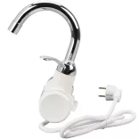 LED Display Water Heater Faucet - Wall-Mounted, Horizontal Connection