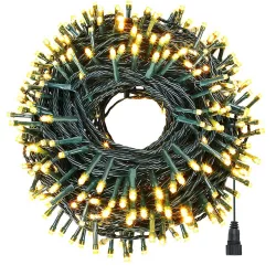   LED string lights available in different sizes and colors - 120 LEDs - warm white