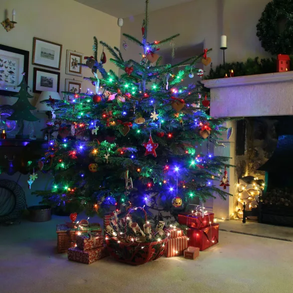 LED string lights available in various sizes and colors - 240 LEDs - colorful