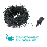 LED string lights available in different sizes and colors - 360 LEDs - colorful