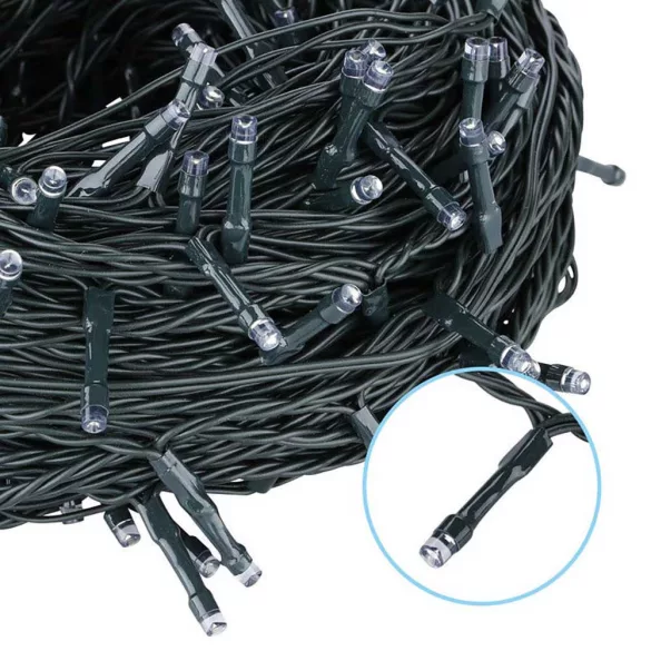 LED string lights available in different sizes and colors - 480 LEDs - colorful