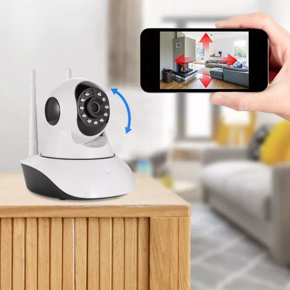 Movable WiFi Camera with 2 Antennas