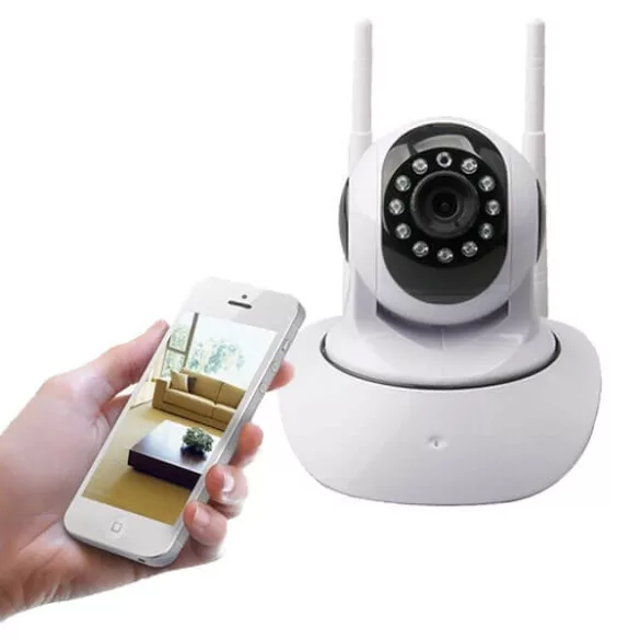 Movable WiFi Camera with 2 Antennas