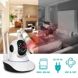 Movable WiFi Camera with 2 Antennas