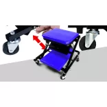 Rolling Underbench and Mechanic Chair