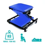 Rolling Underbench and Mechanic Chair