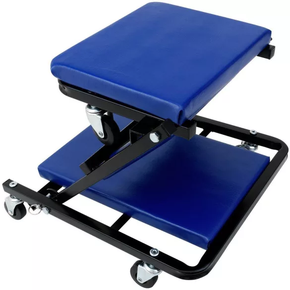 Rolling Underbench and Mechanic Chair