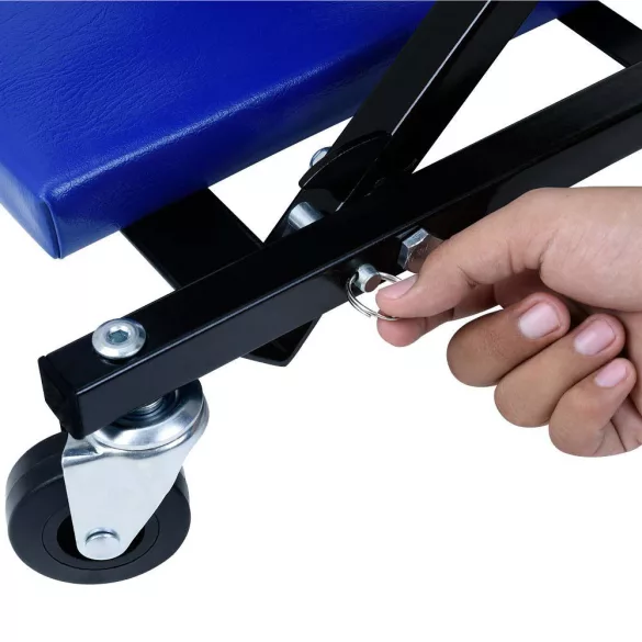 Rolling Underbench and Mechanic Chair