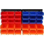 Wall-Mounted Screw and Tool Organizer - 30 Pieces