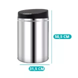 Sensor Trash Can in Multiple Sizes, 30 Liters