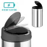 Sensor Trash Can in Multiple Sizes, 42 Liters