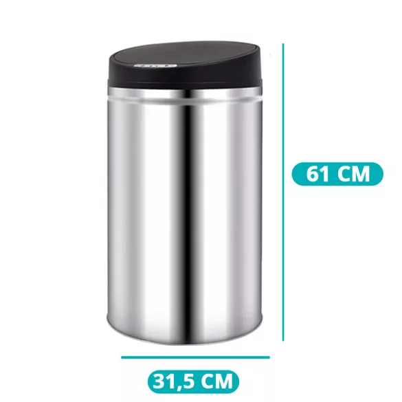 Sensor Trash Can in Multiple Sizes, 42 Liters