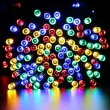 100 LED Solar Garden String Lights - 10 Meters - Colorful