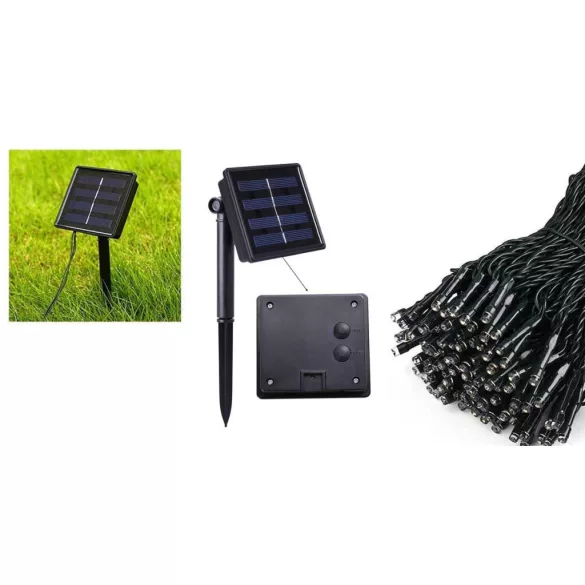 100 LED Solar Garden String Lights - 10 Meters - Colorful