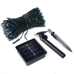 100 LED Solar Garden String Lights - 20 meters - Warm White