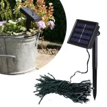 100 LED Solar Garden String Lights - 20 meters - Warm White