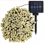100 LED Solar Garden String Lights - 20 meters - Warm White