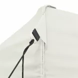 Foldable Garden Pavilion in Various Types - 2.9x2.9 Meters - White - Pavilion + Side Wall