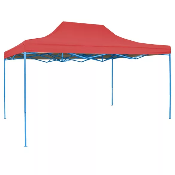 Foldable Garden Pavilion in Various Types - 2.9x4.25 Meters - Red - Pavilion + Carry Bag